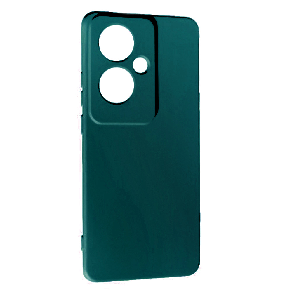 Silicone Cover Full Camera no logo (A) для Oppo Reno 11F (Dark green)-0